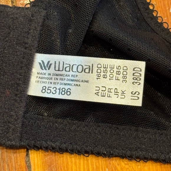 Wacoal 38DD Retro Chic Lightly Padded Full Coverage Underwire Bra, 853186 - Picture 7 of 11